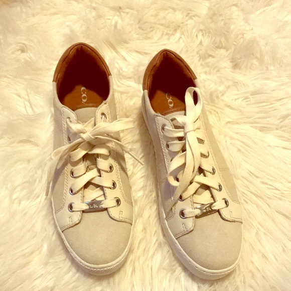 coach suede sneakers